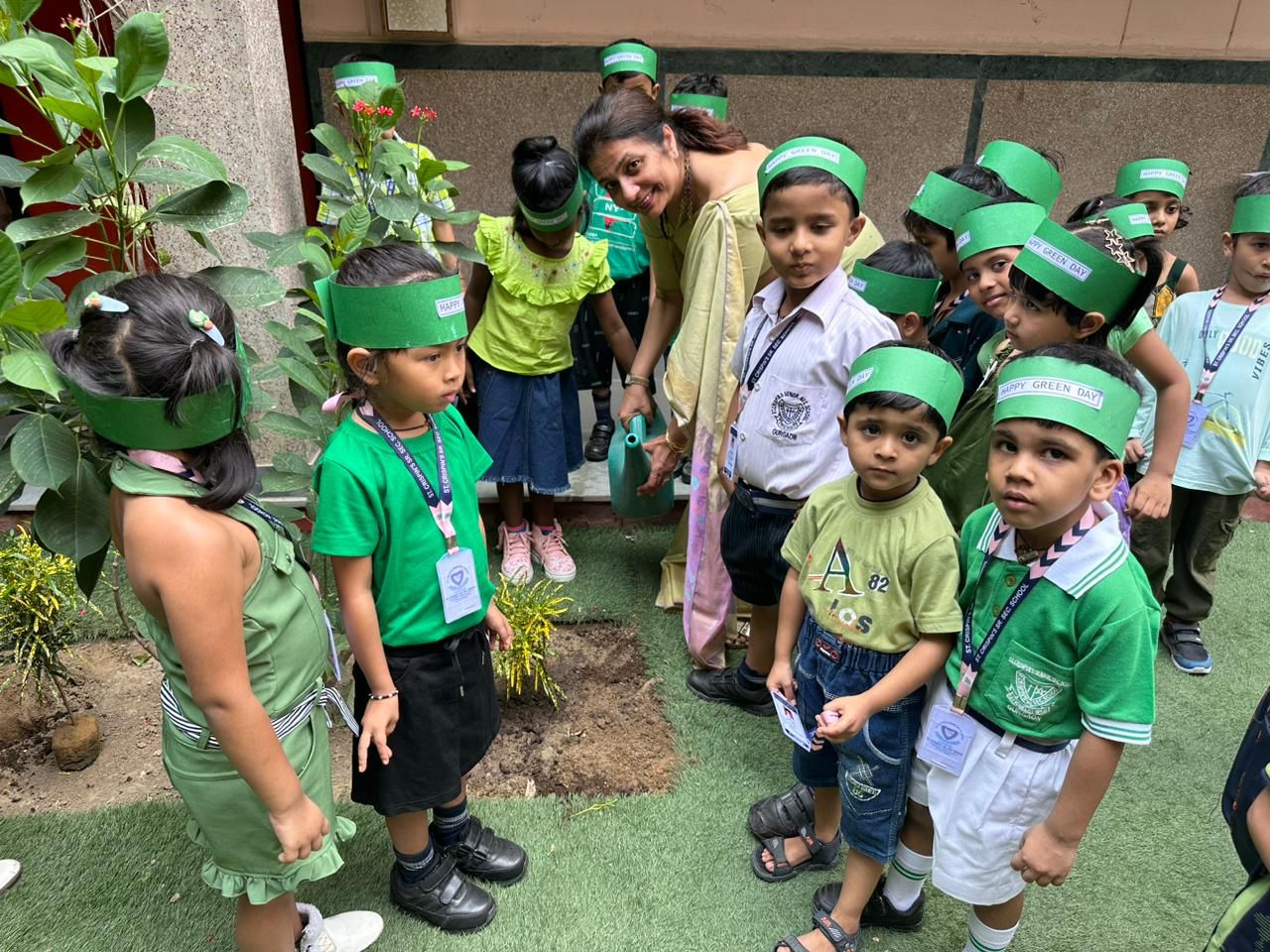 GREEN DAY FOR NURSERY, LKG AND UKG