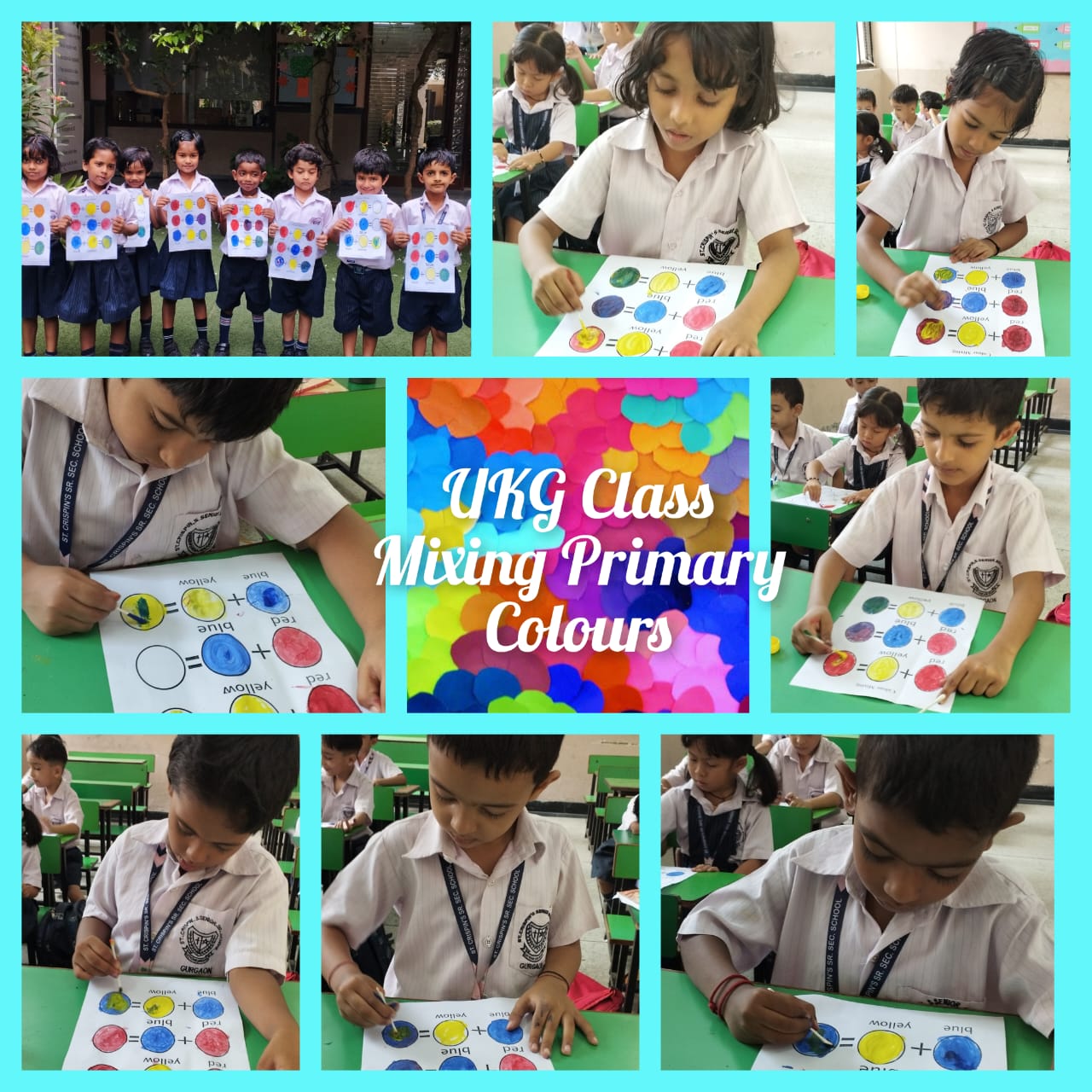 CLASS UKG-MIXING PRIMARY COLORS ACTIVITY