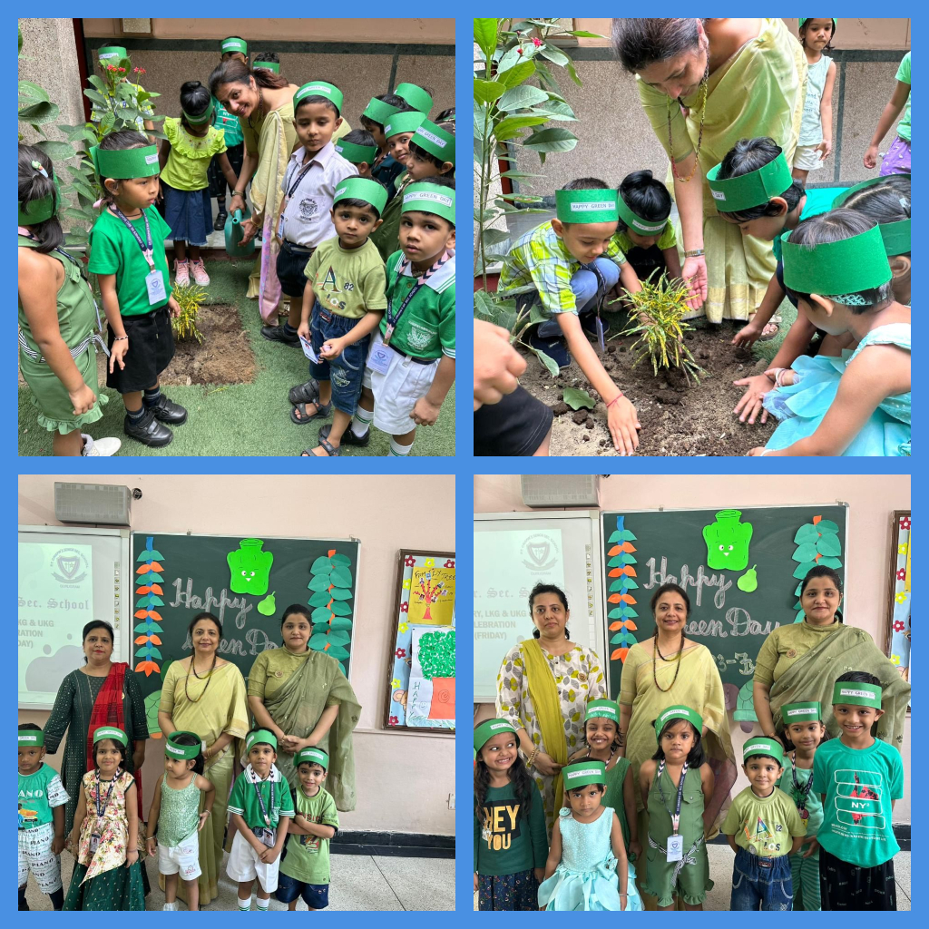 GREEN DAY FOR NURSERY, LKG AND UKG