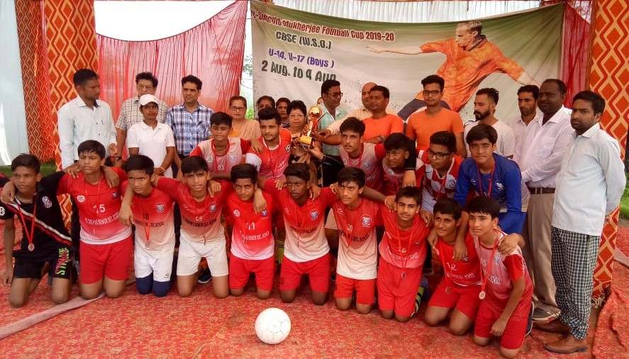 2nd Position in CBSE Pre- Subroto Mukkherjee Football Cup-2019-2020 (U-17 Boys)